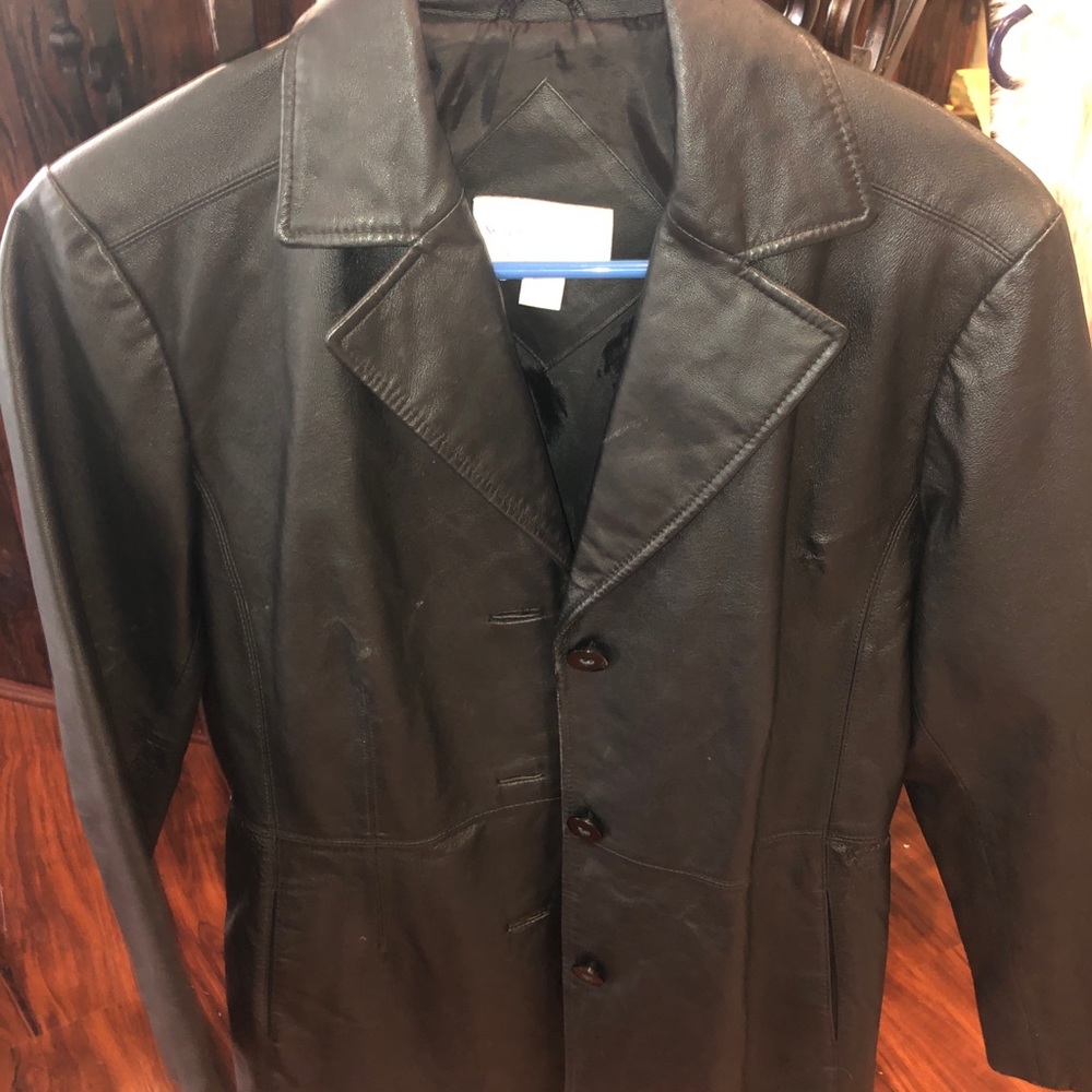 Leather jacket